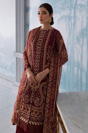 Jazmin Iris Luxury Formal Khaadi Net Unstitched 3PC Suit D-09 ALOHA - FaisalFabrics.pk