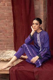 Cross Stitch Winter Edit Unstitched Khaddar 2Pc D-09 INDIGO GLAM