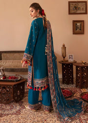 Afrozeh Gul Bahar Festive Eid Lawn Unstitched 3 PCS Suit D-09 Mah Mir - FaisalFabrics.pk