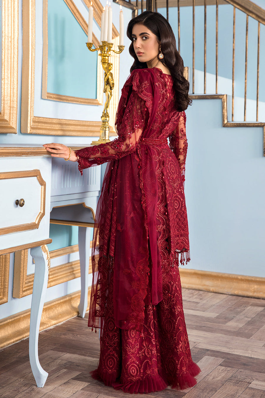 Reign Le Tresor Festive Formals Unstitched 3 Piece Suit LT-09 ROSALIE - FaisalFabrics.pk