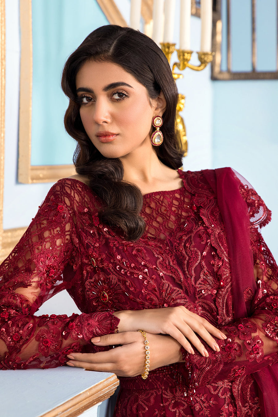 Reign Le Tresor Festive Formals Unstitched 3 Piece Suit LT-09 ROSALIE - FaisalFabrics.pk