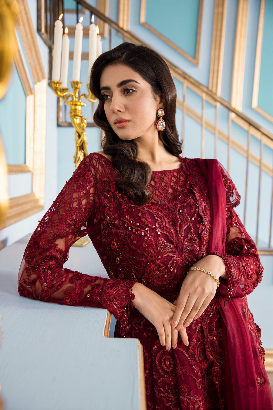 Reign Le Tresor Festive Formals Unstitched 3 Piece Suit LT-09 ROSALIE - FaisalFabrics.pk