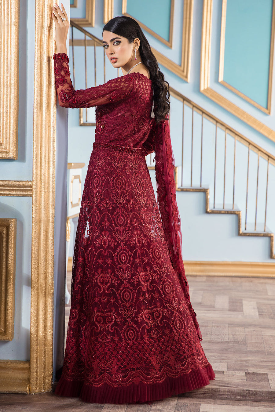 Reign Le Tresor Festive Formals Unstitched 3 Piece Suit LT-09 ROSALIE - FaisalFabrics.pk