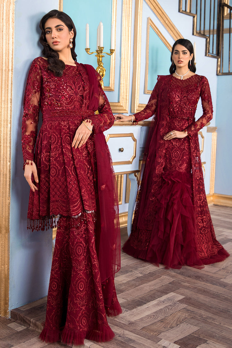 Reign Le Tresor Festive Formals Unstitched 3 Piece Suit LT-09 ROSALIE - FaisalFabrics.pk