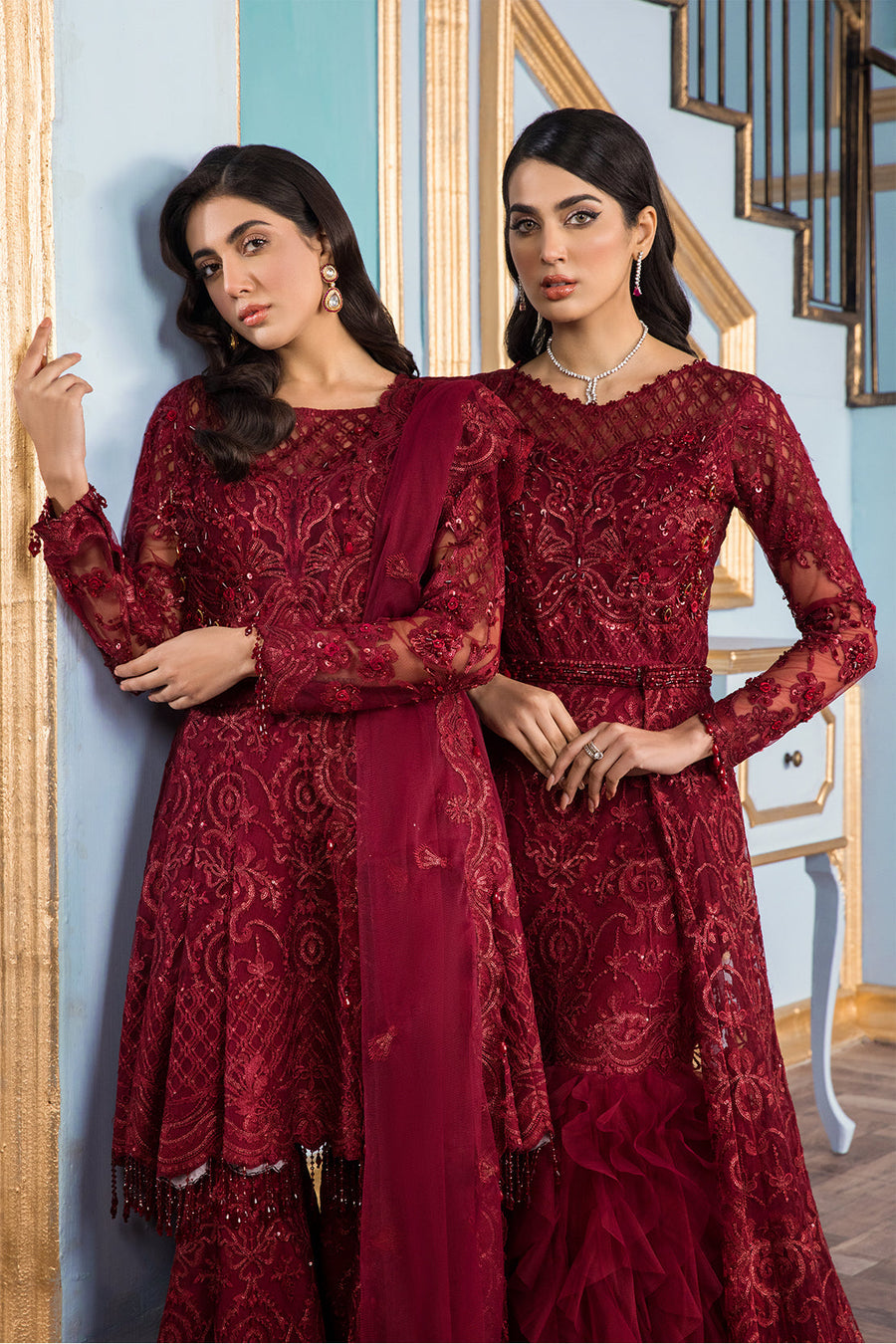 Reign Le Tresor Festive Formals Unstitched 3 Piece Suit LT-09 ROSALIE - FaisalFabrics.pk