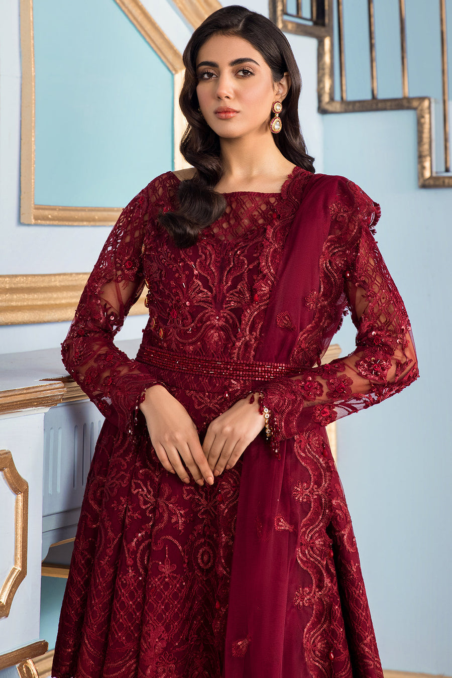 Reign Le Tresor Festive Formals Unstitched 3 Piece Suit LT-09 ROSALIE - FaisalFabrics.pk