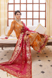 Xenia Formals Preesia Unstitched Chiffon 3Pc Suit D-09 SUKHAN