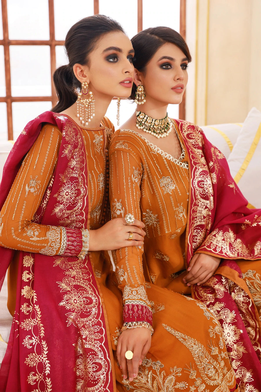 Xenia Formals Preesia Unstitched Chiffon 3Pc Suit D-09 SUKHAN