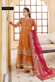 Xenia Formals Preesia Unstitched Chiffon 3Pc Suit D-09 SUKHAN