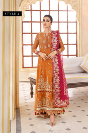 Xenia Formals Preesia Unstitched Chiffon 3Pc Suit D-09 SUKHAN