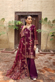 Alizeh Fashion Shahtaj Formal Wedding Embroidered 3PC Suit D-09 Singhaar - FaisalFabrics.pk
