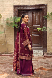 Alizeh Fashion Shahtaj Formal Wedding Embroidered 3PC Suit D-09 Singhaar - FaisalFabrics.pk