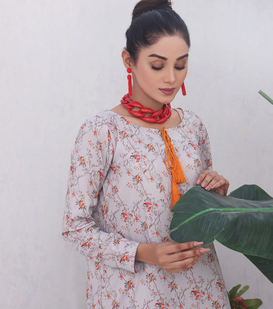Moosa Jee Farooq Textile Izhaan Premium Printed Linen 2Pc Suit D-09