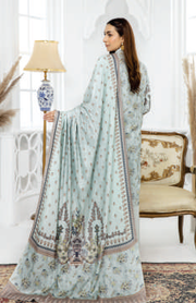 Al Kareem Shazmeen Prints Diamond Linen Unstitched 3Pc Suit D-10
