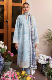 SERAN by Dynasty AFSANAH Unstitched Summer Lawn 3Pc Suit - FASANA
