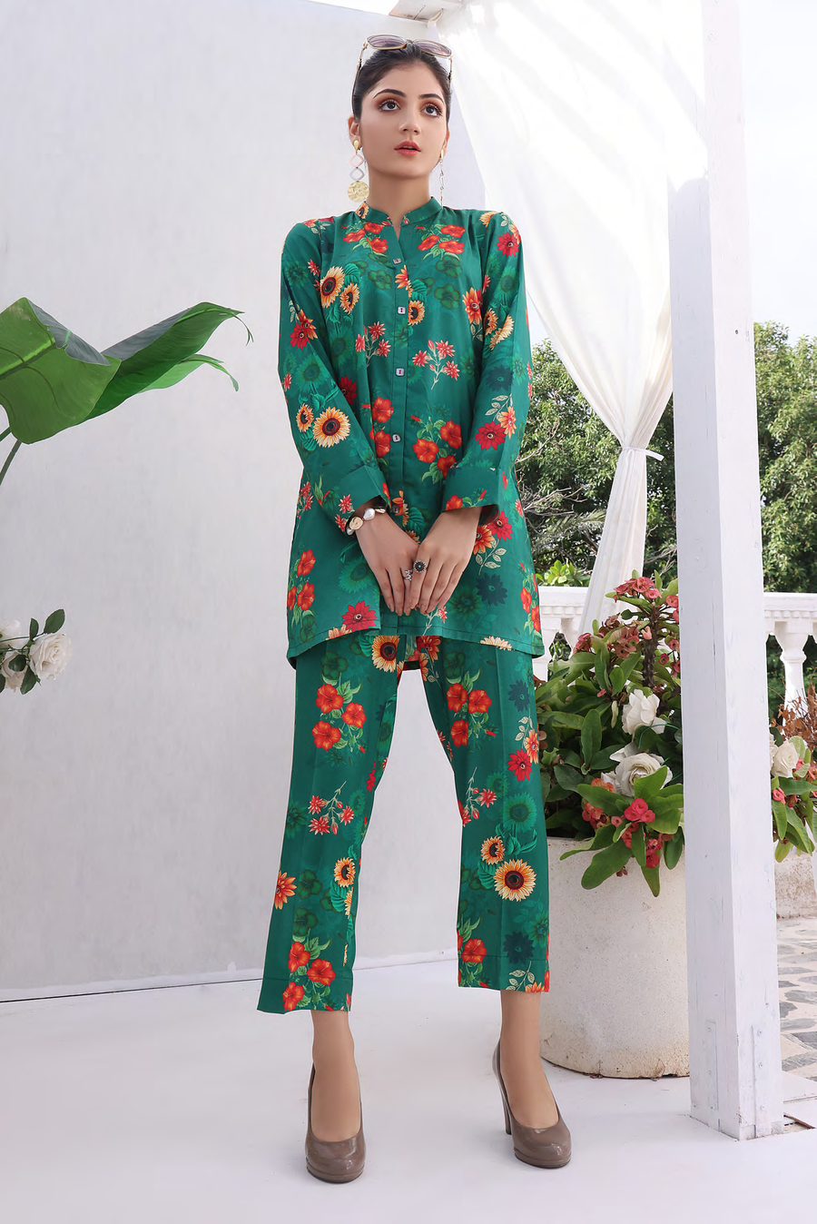 Moosa Jee Farooq Textile Izhaan Premium Printed Linen 2Pc Suit D-10
