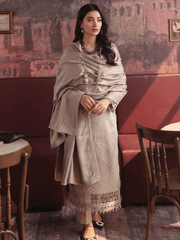 Rang Rasiya Premium Winter Unstitched Khaddar 3Pc Suit D-10 DAISY