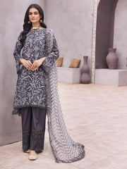 Riaz Arts Zarki's Classic Lawn Unstitched Embroidered 3Pc Suit D-10