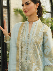 Rang Rasiya LifeStyle Embroidered Lawn Unstitched 3Pc Suit D-10 Luna