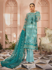 AIK Atelier Mystique Organza and Tulle Embroidered 3 Piece Suit Look-10 - FaisalFabrics.pk
