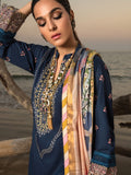 Rang Rasiya Florence Embroidered Lawn Unstitched 3Pc Suit D-10 Heather