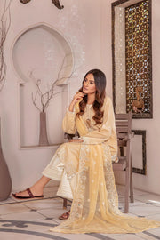 Zarish by Sanam Saeed Unstitched Embroidered Lawn 3Pc Suit D-10