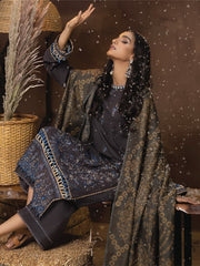 Carvaan by Humdum Unstitched Embroidered Leather Peach 3Pc Suit D-10