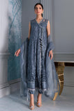 Jazmin Iris Luxury Formal Net Unstitched 3PC Suit D-10 ELSA