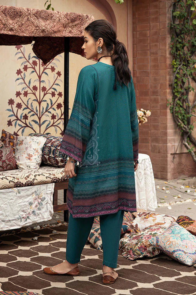 Cross Stitch Winter Edit Unstitched Khaddar 2Pc D-10 SPECKLE FOREST