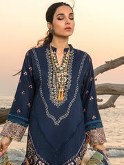 Rang Rasiya Florence Embroidered Lawn Unstitched 3Pc Suit D-10 Heather