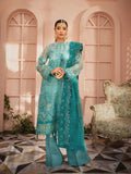 AIK Atelier Mystique Organza and Tulle Embroidered 3 Piece Suit Look-10
