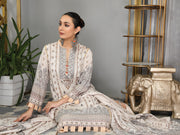 Dastaan by Humdum Unstitched Viscose Karandi 3Pc Suit D-10