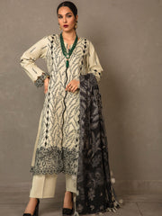 Rang Rasiya Florence Embroidered Lawn Unstitched 3Pc Suit D-11 Lvy