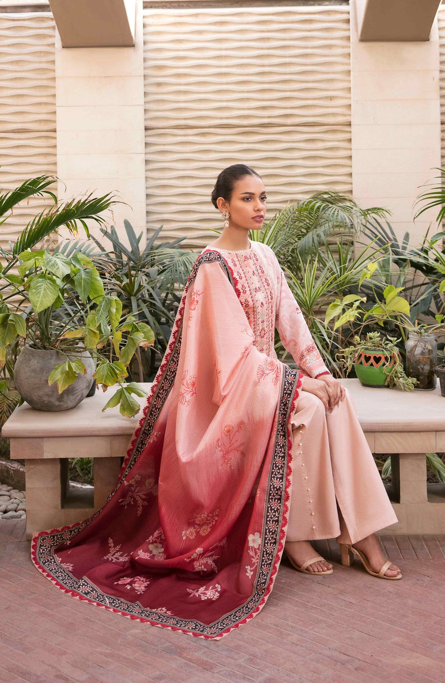 SERAN by Dynasty AFSANAH Unstitched Summer Lawn 3Pc Suit - ANAYA