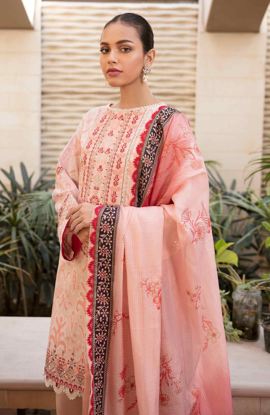 SERAN by Dynasty AFSANAH Unstitched Summer Lawn 3Pc Suit - ANAYA