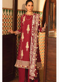 Rang Rasiya Zinnia Embroidered Linen Unstitched 3pc Suit D-11 Grace - FaisalFabrics.pk