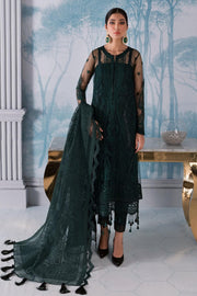 Jazmin Iris Luxury Formal Net Unstitched 3PC Suit D-11 GREEN SPARK - FaisalFabrics.pk