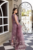 Alizeh Fashion Mahyar Embroidered Festive Chiffon 3PCS Suit D-12 Mehrabi - FaisalFabrics.pk