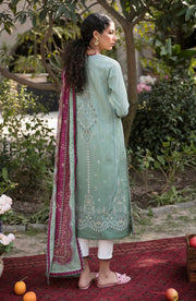 SERAN by Dynasty AFSANAH Unstitched Summer Lawn 3Pc Suit - JABEEN