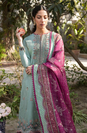 SERAN by Dynasty AFSANAH Unstitched Summer Lawn 3Pc Suit - JABEEN