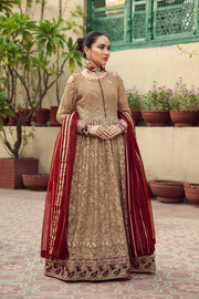 Alizeh Fashion Shahtaj Formal Wedding Embroidered 3PC Suit D-12 Aangan - FaisalFabrics.pk