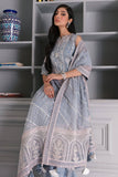 Jazmin Iris Luxury Formal Organza Unstitched 3PC Suit D-12 CELENE - FaisalFabrics.pk