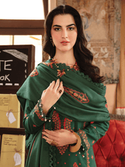 Rang Rasiya Premium Winter Unstitched Linen 3Pc Suit D-13 FLORA