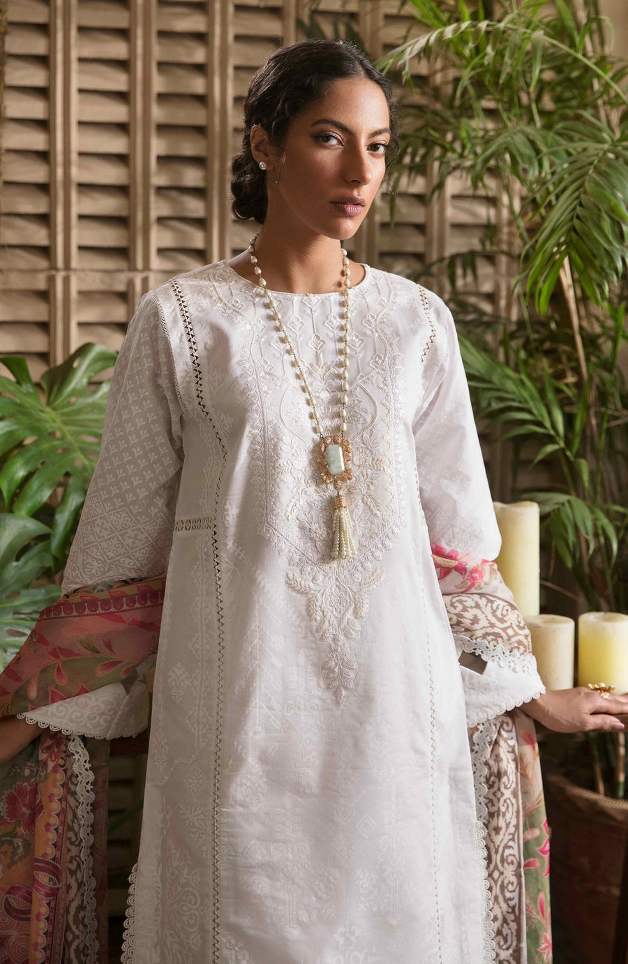 SERAN by Dynasty AFSANAH Unstitched Summer Lawn 3Pc Suit - BANO