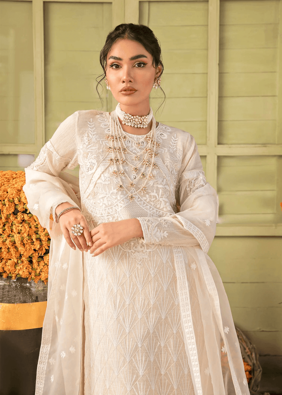 Akbar Aslam azure Luxury Pret 3Pc Suit AAF-1416 CORDOM