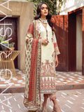Rang Rasiya Florence Luxe Festive Lawn Unstitched 3 Piece Suit D-14 - FaisalFabrics.pk