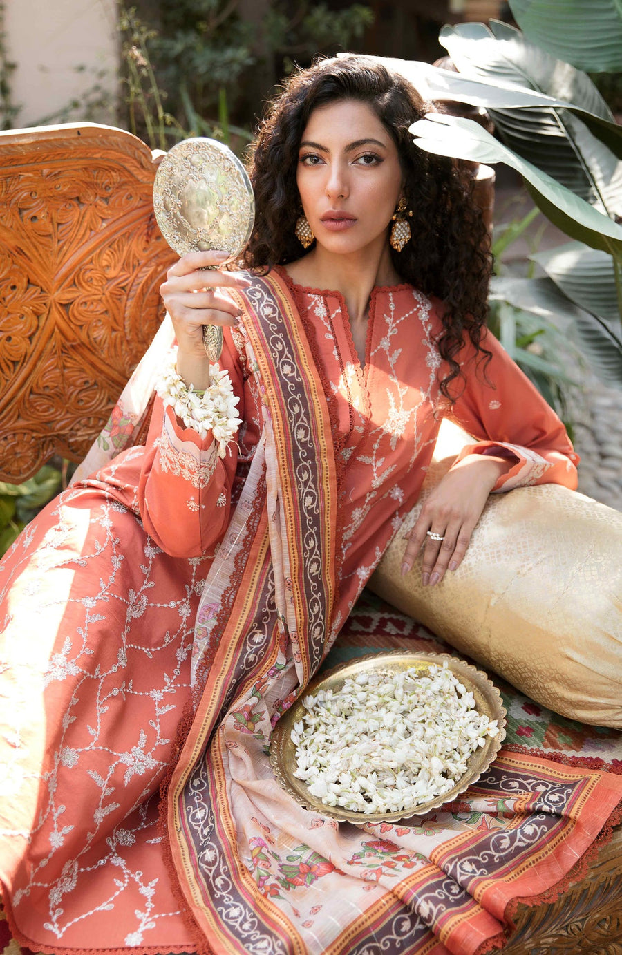 SERAN by Dynasty AFSANAH Unstitched Summer Lawn 3Pc Suit - MEHTAB