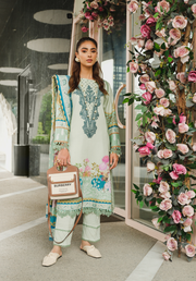 Rang Rasiya Dosti The Winter Affair Unstitched 3Pc Suit D-18 Falak