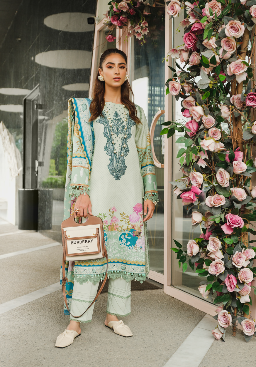 Rang Rasiya Dosti The Winter Affair Unstitched 3Pc Suit D-18 Falak