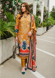 Rang Rasiya Dosti The Winter Affair Unstitched 3Pc Suit D-20 Nazmeen